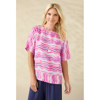Luciana Banded Bottom Top