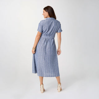 Miriam Short Sleeve Shirtdress with Belt tgbBRANDS Miriam Short Sleeve Shirtdress with Belt tgbBRANDS