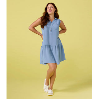 Rowan Sleeveless Collar Dress