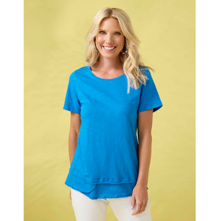 Milla Short Sleeve Tier Bottom Top