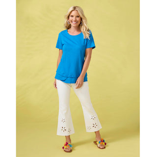 Milla Short Sleeve Tier Bottom Top