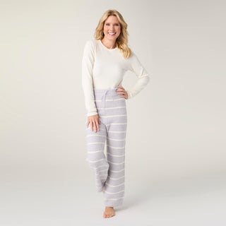 Laidback Luxe Drawstring Pants - Dusty Lavender