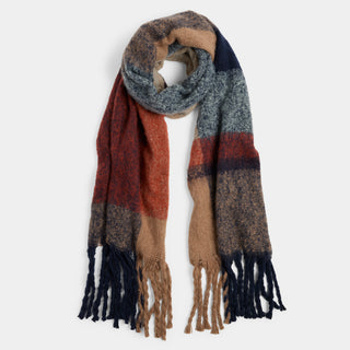 Maize Oblong Scarf - Navy