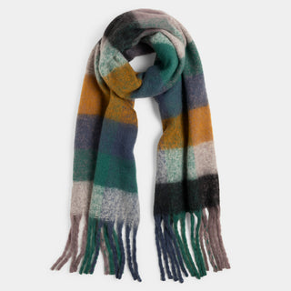 Maize Oblong Scarf - Blue/Green