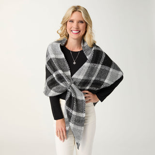 Soren Triangle Scarf - Grey