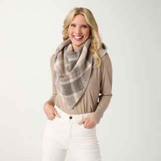 Soren Triangle Scarf - Tan