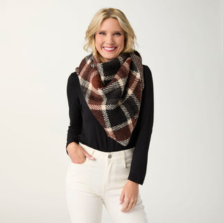 Soren Triangle Scarf - Brick