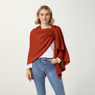 Kiara Pull Thru Wrap - Rust