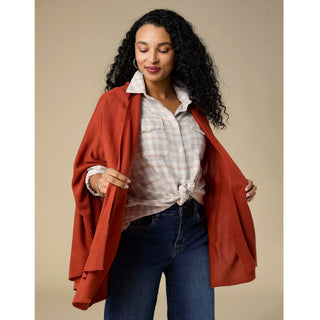 Kiara Pull Thru Wrap - Rust