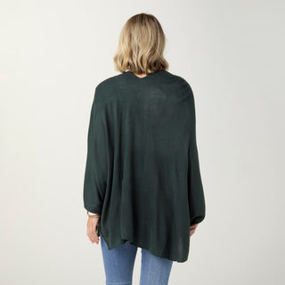 Kiara Pull Thru Wrap - Deep Green