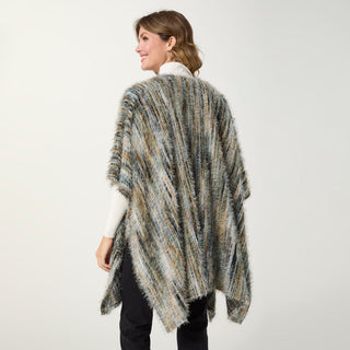 Chevela Eyelash Wrap - Teal Horizon