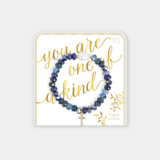 You are One of a Kind Bracelet - Lapis Blue
