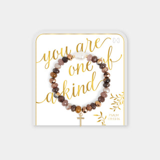You are One of a Kind Bracelet - Dark Natural