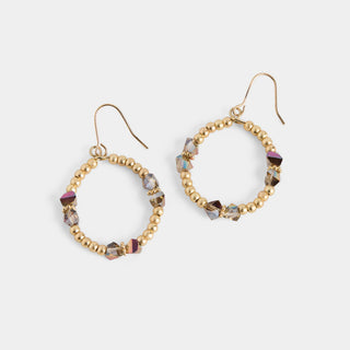 Allegra Earrings - Purple