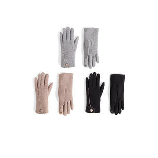 Touch of Plaid Touchscreen Gloves Assortment - Mixed