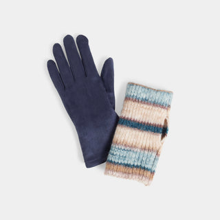 3-in-1 Touchscreen Gloves - Dark Blue