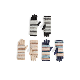 3-in-1 Touchscreen Gloves Assortment - Mixed