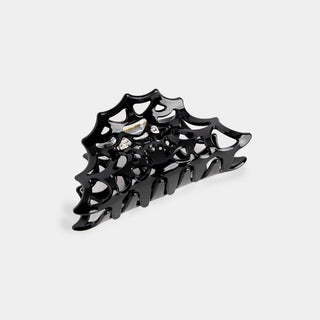 Spider Web Hair Clip - Black