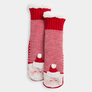 Festive Feet Slipper Socks - Santa