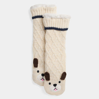 Animal Friends Slipper Socks - Dog
