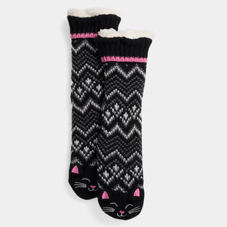 Animal Friends Slipper Socks - Cat