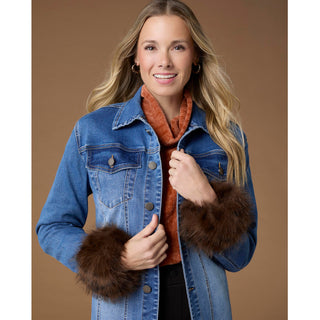 Animal Fur Cuffs - Light