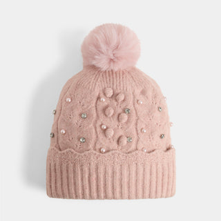 Sweet Scallop Glam Knit Hat