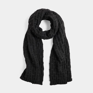 Precious Weave Scarf - Black