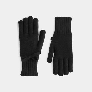 Classic Bow Gloves - Black