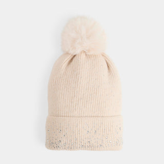 Snow Shimmer Hat - Oatmeal