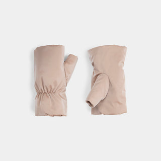 Slickster Fingerless Gloves - Nude