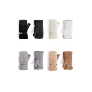 Belted Fingerless Gloves Assortment - Mixed