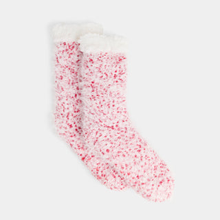 Feel Good Slipper Socks - Red Pop