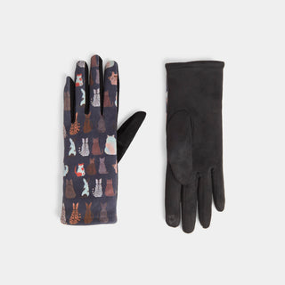 Cat Backs Touchscreen Gloves - Multi