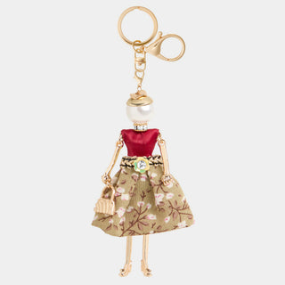 Charming Ladies Bag Charm + Key Fob - Aggie