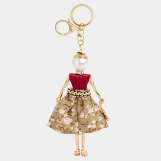 Charming Ladies Bag Charm + Key Fob - Aggie