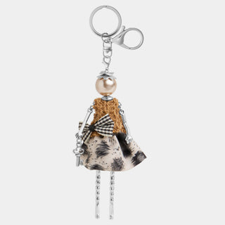 Charming Ladies Bag Charm + Key Fob - Winifred
