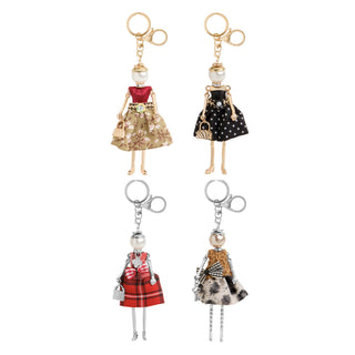 Charming Ladies Bag Charm + Key Fob Assortment - Mixed