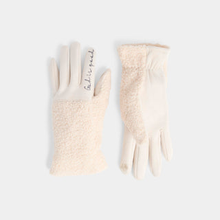 God is Good Touchscreen Gloves - Cream