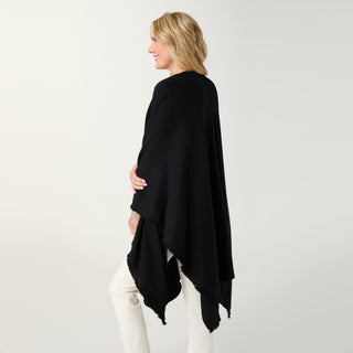 Heavenly-Luxe Pull Thru Wrap with Fringe