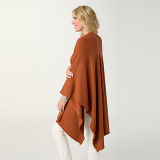 Heavenly-Luxe Pull Thru Wrap with Fringe