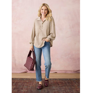 EverStretch Straight Ankle with Raw Bottom - Medium Denim