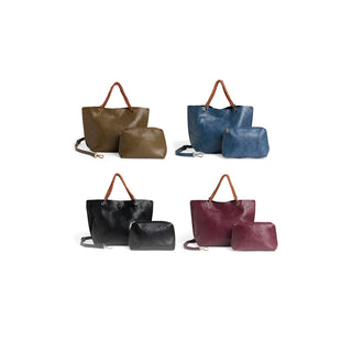 Ayesha Mini Tote w/ Braided Handle Assortment Pack - Mixed