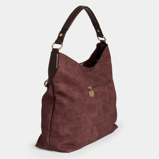 Fairlee Hobo w/ Belt Strap - Merlot