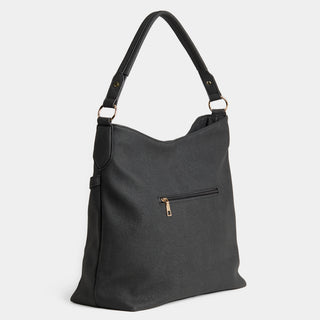 Fairlee Hobo w/ Belt Strap - Black