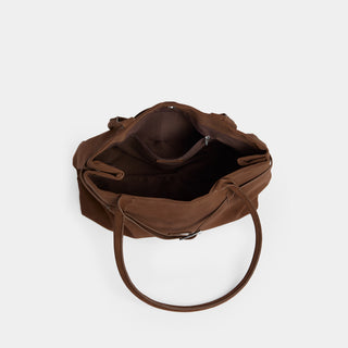 Herma Tote w/ Long Straps - Chocolate