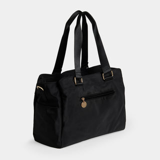 Kyra Nylon Ipad Tote - Black