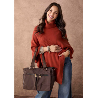 Kyra Nylon Ipad Tote - Black