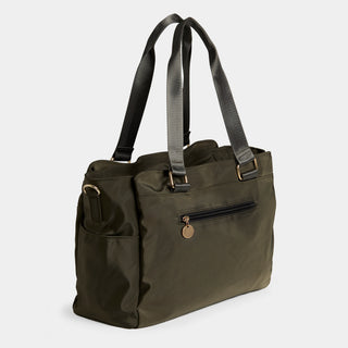 Kyra Nylon Ipad Tote - Olive