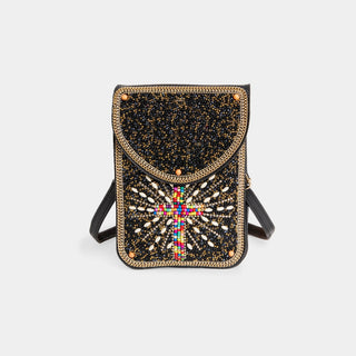 Artisan Beaded Crossbody - Cross Multi